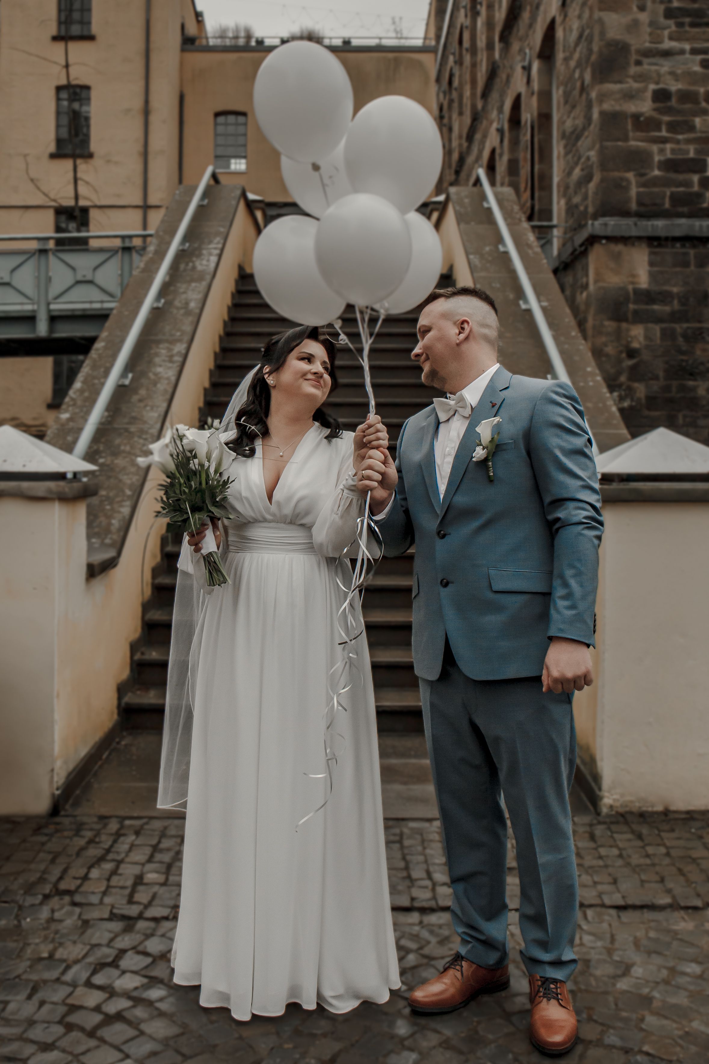 Anna & Maximilian — Schloss Bensberg · Köln · Brautstrauß