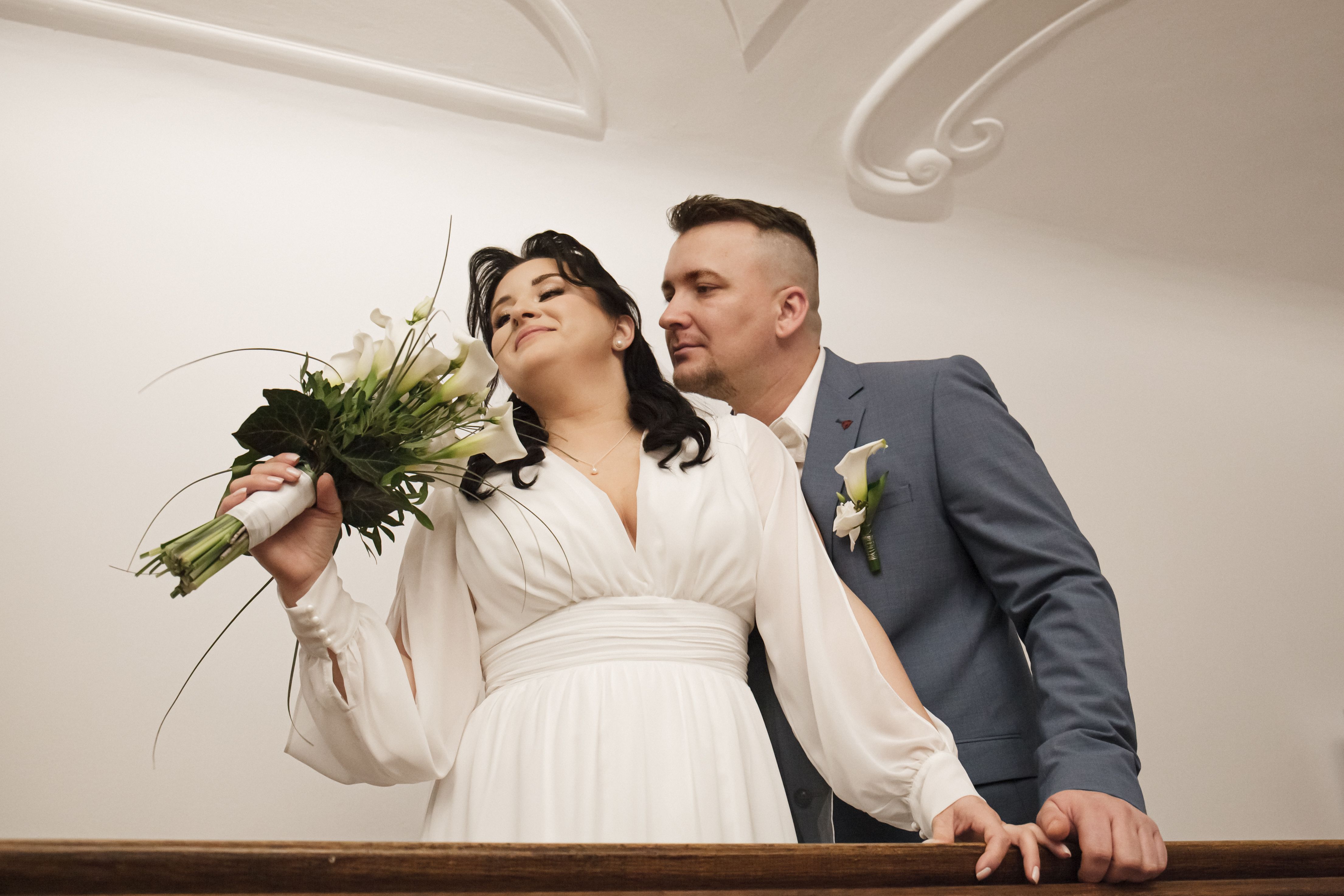 Anna & Maximilian — Schloss Bensberg · Köln · Detail · Kleid