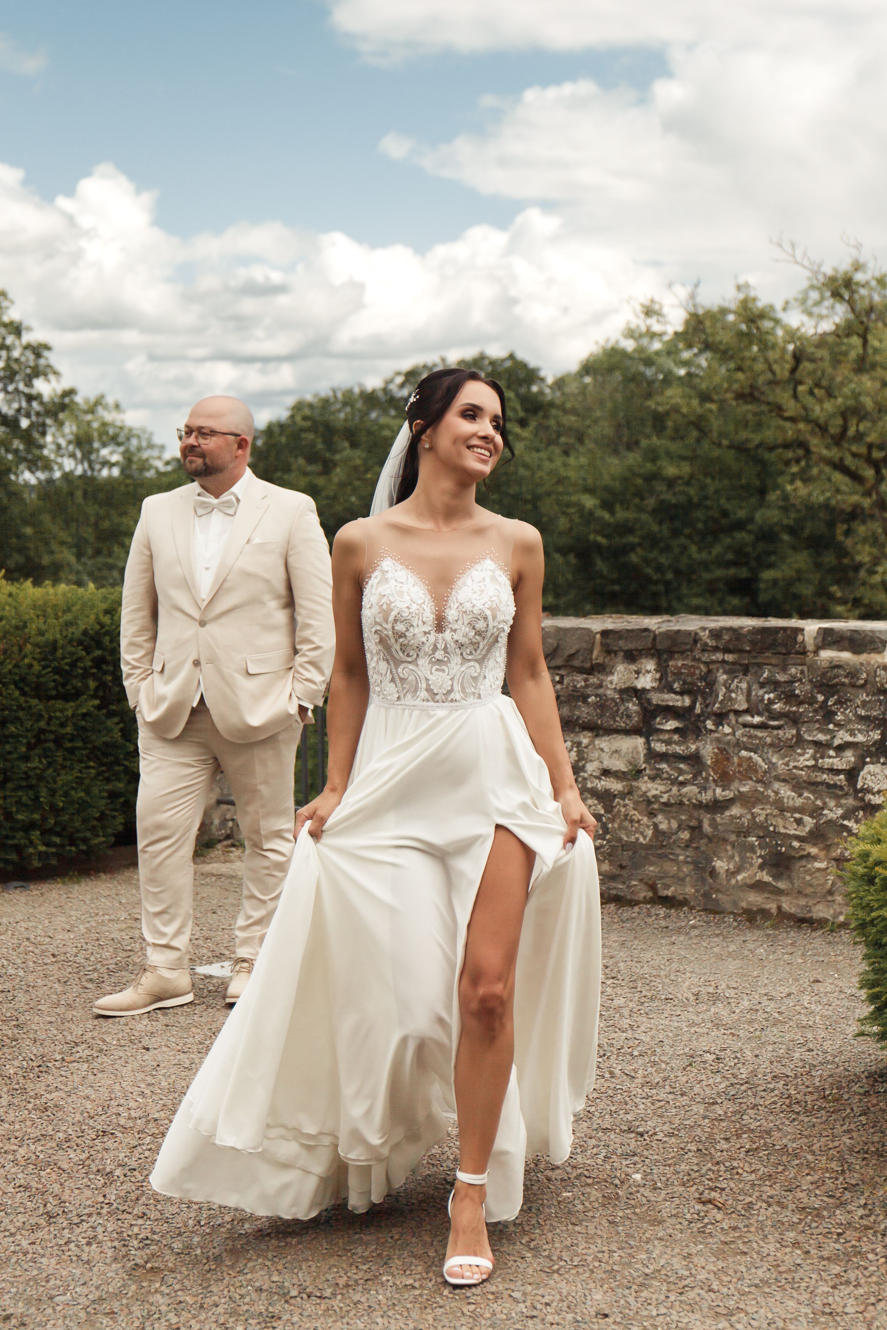Sofia & Lukas — Rheinufer · Bonn · Lichterkette